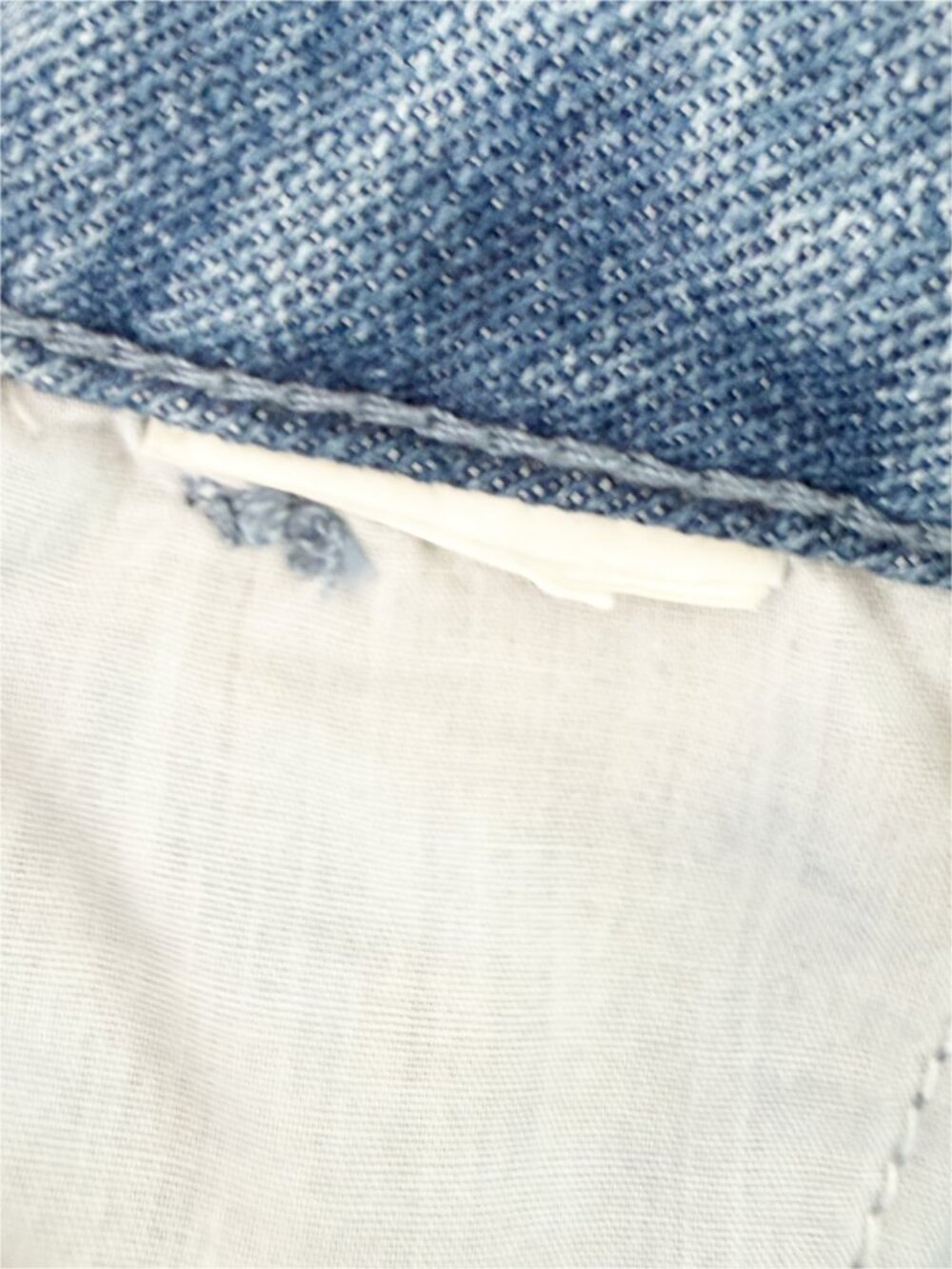 Michael Kors Flare Leg Sailor Jeans, Angel Blue, Size 6P - Picture 10 of 12